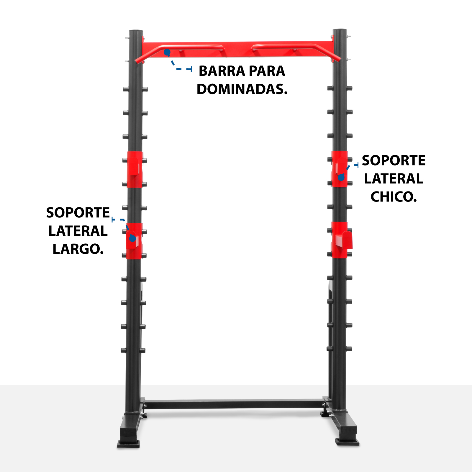 Power Rack de Entrenamiento Altera SQTNB con Soporte para Barra Gimnasio