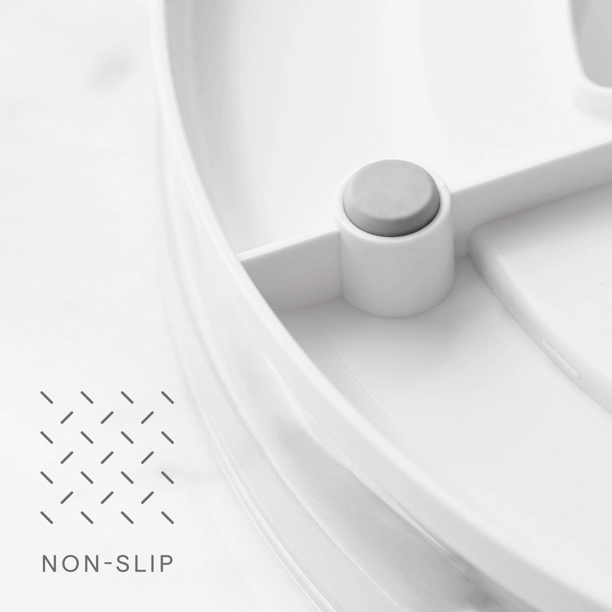 Youcopia 1780-24 Charola Circular Redonda Frutero Centro de Mesa Organizador Giratoria Multiusos 28cm