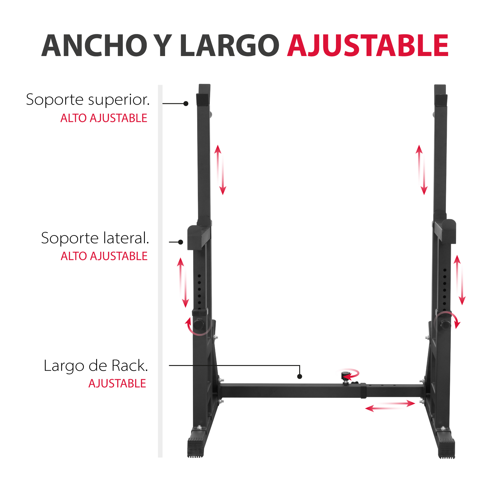 Rack para Barra Altera SQTDR Estación Multifuncional 