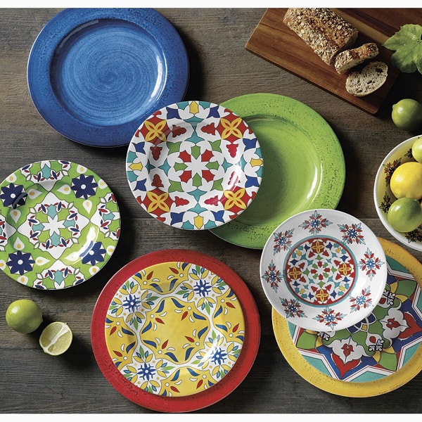 Juego de Vajilla de Melamina de 12 piezas