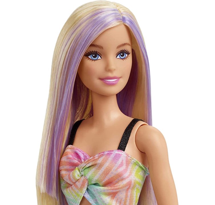 Barbie Fashionista Vestido Tie Dye Colores Pastel