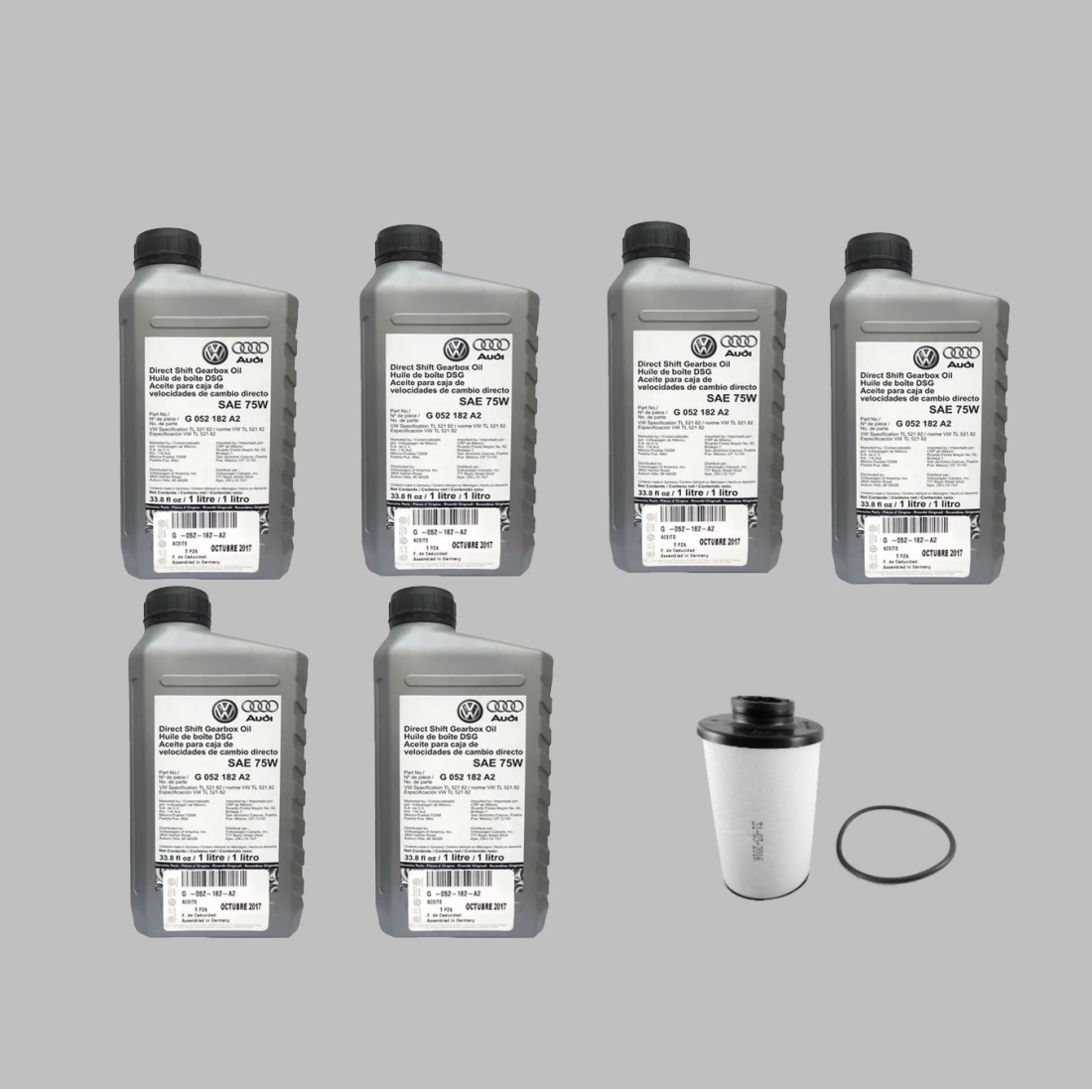 Kit De Aceite Transmisión Dsg 6 Litros/con Filtro *volkswage