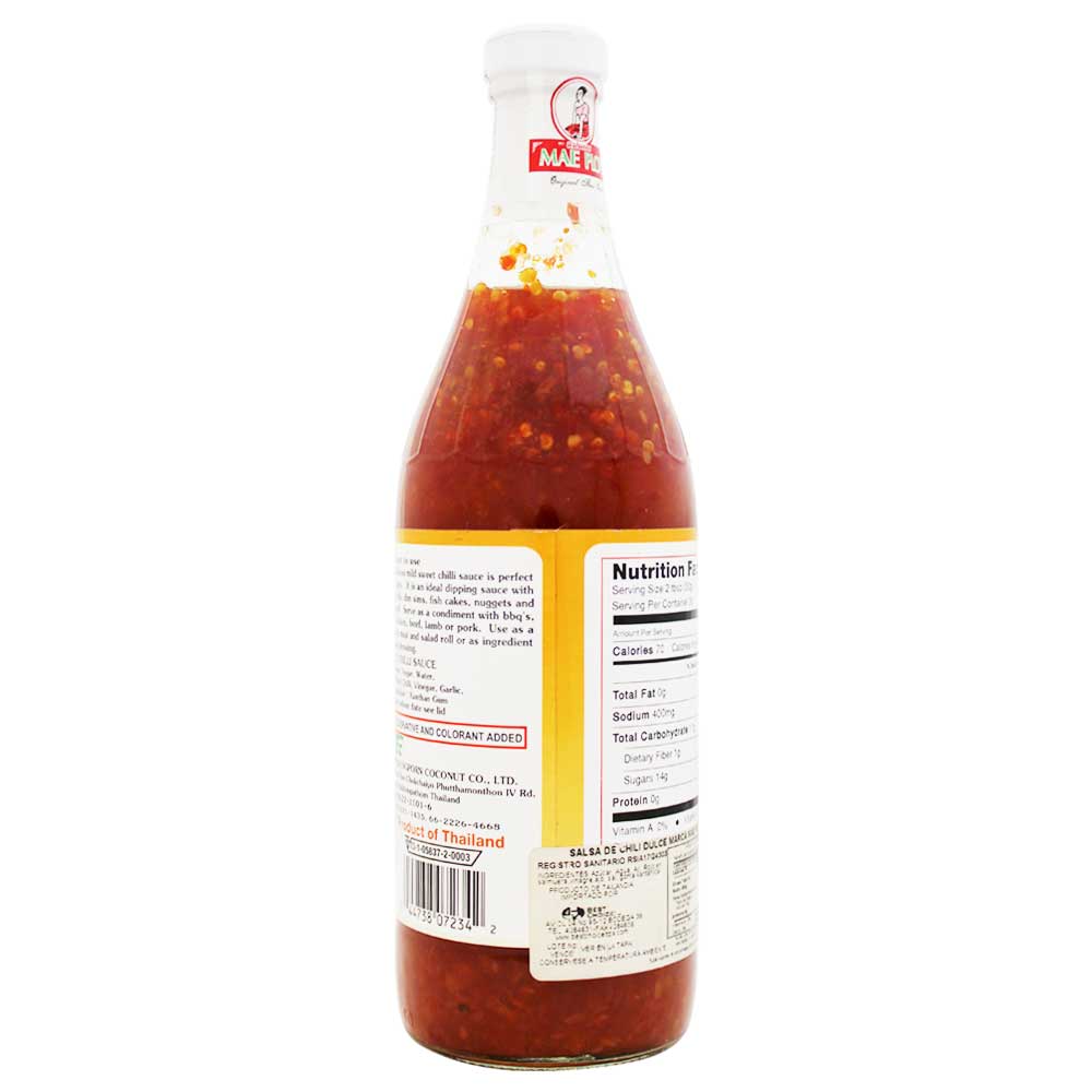 Salsa de Chile Agridulce Thai Mae Ploy 920 gr Salsa Agridulce Tailandesa Sweet Chili Sauce