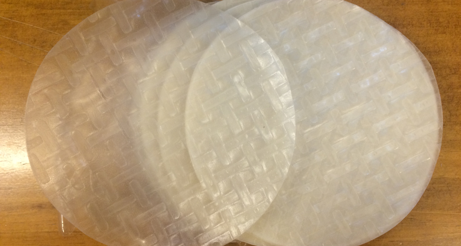 Papel Arroz Redondo 22cm Rice Paper Rolls Calidad Gourmet Tortilla de Arroz para Rollos Primavera