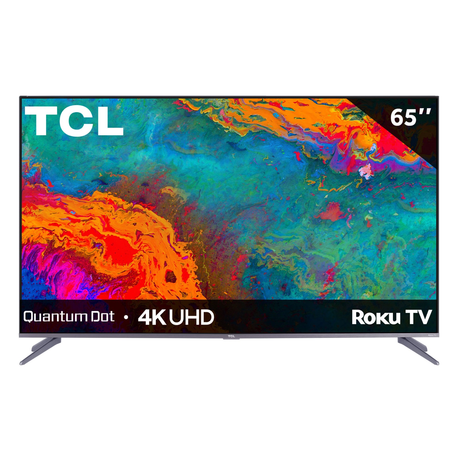 Pantalla TCL 65" QLED 65S647 Google TV y Dolby Atmos Smart TV
