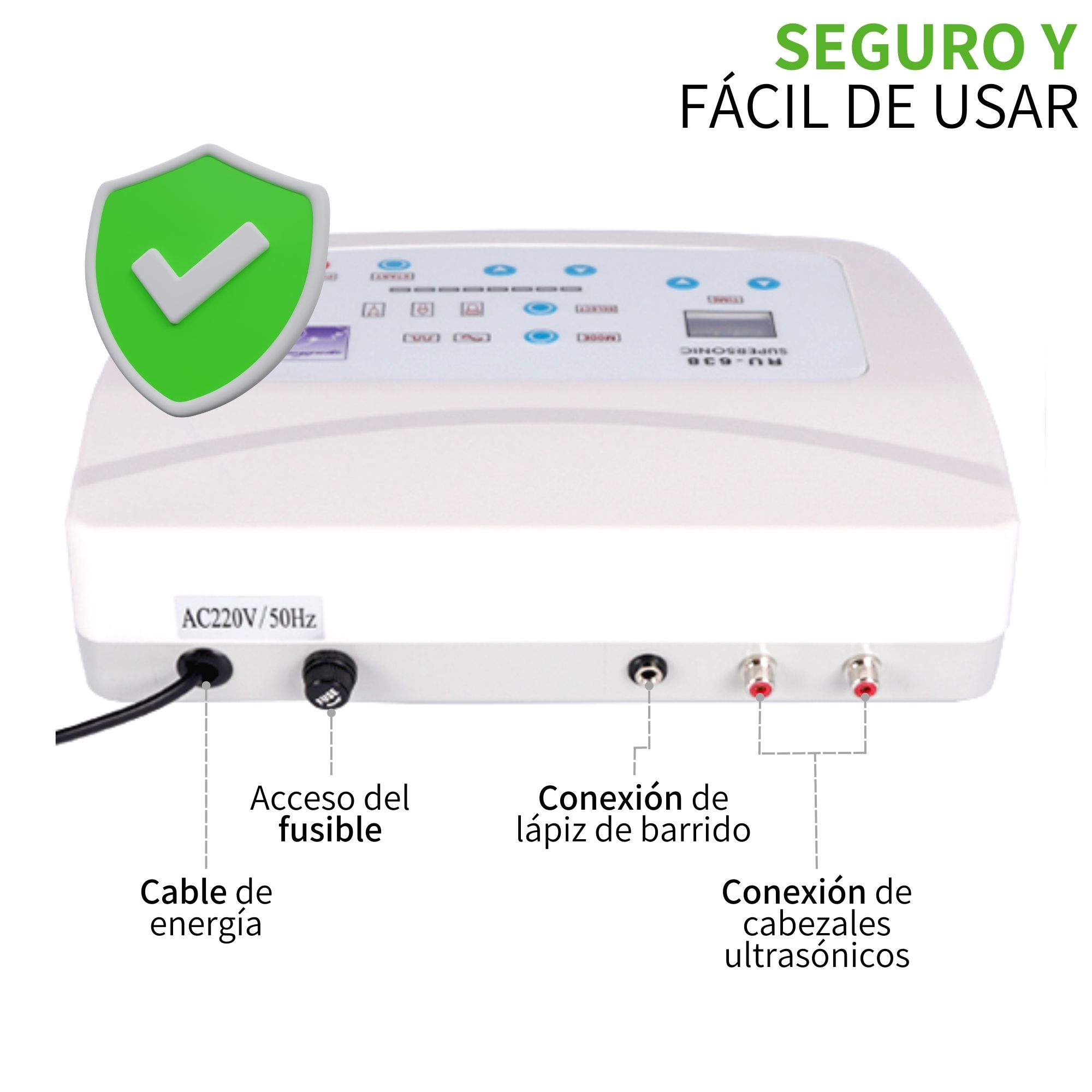 Ultrasonido Terapéutico Masajeador Antienvejecimiento