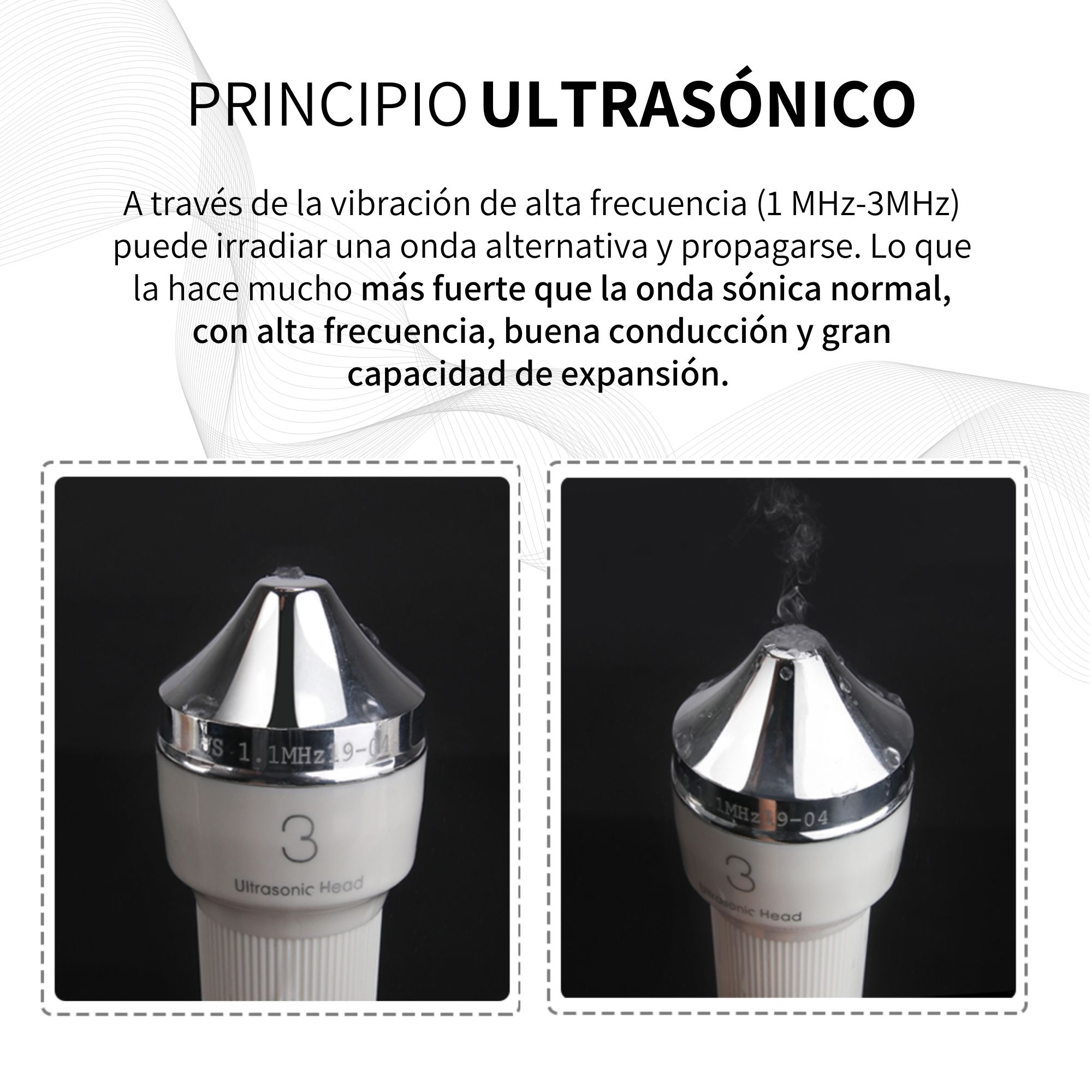 Ultrasonido Terapéutico Masajeador Antienvejecimiento