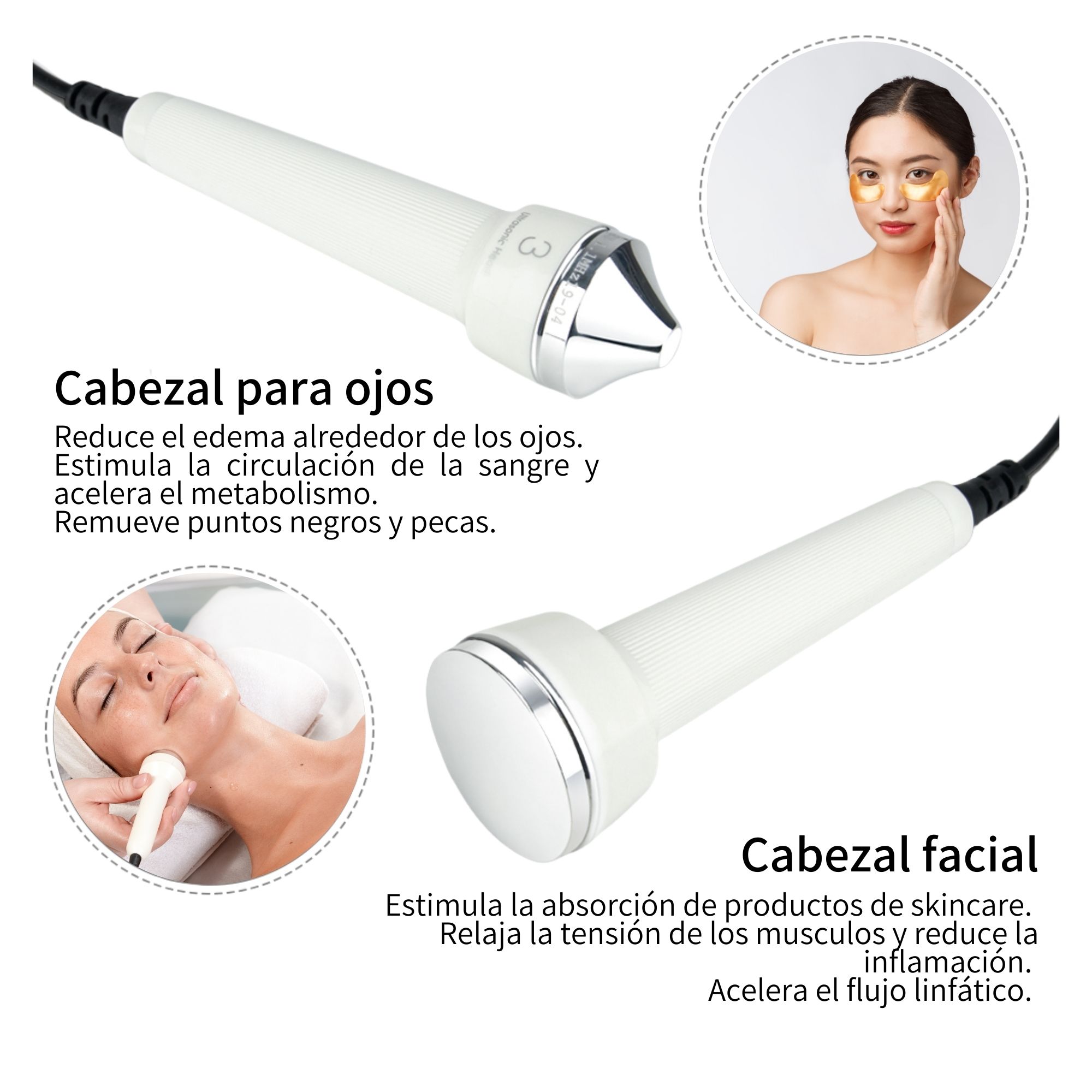 Ultrasonido Terapéutico Masajeador Antienvejecimiento