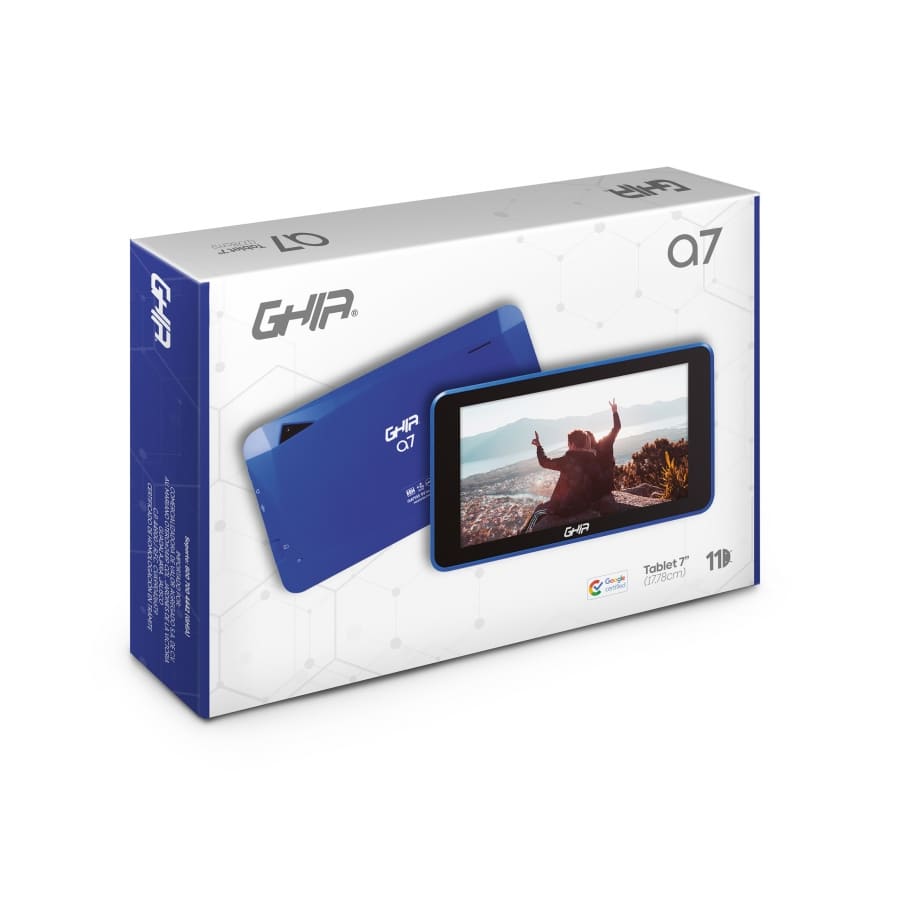 Ghia A7 de 7'', 2GB/16GB, Android 11, Azul