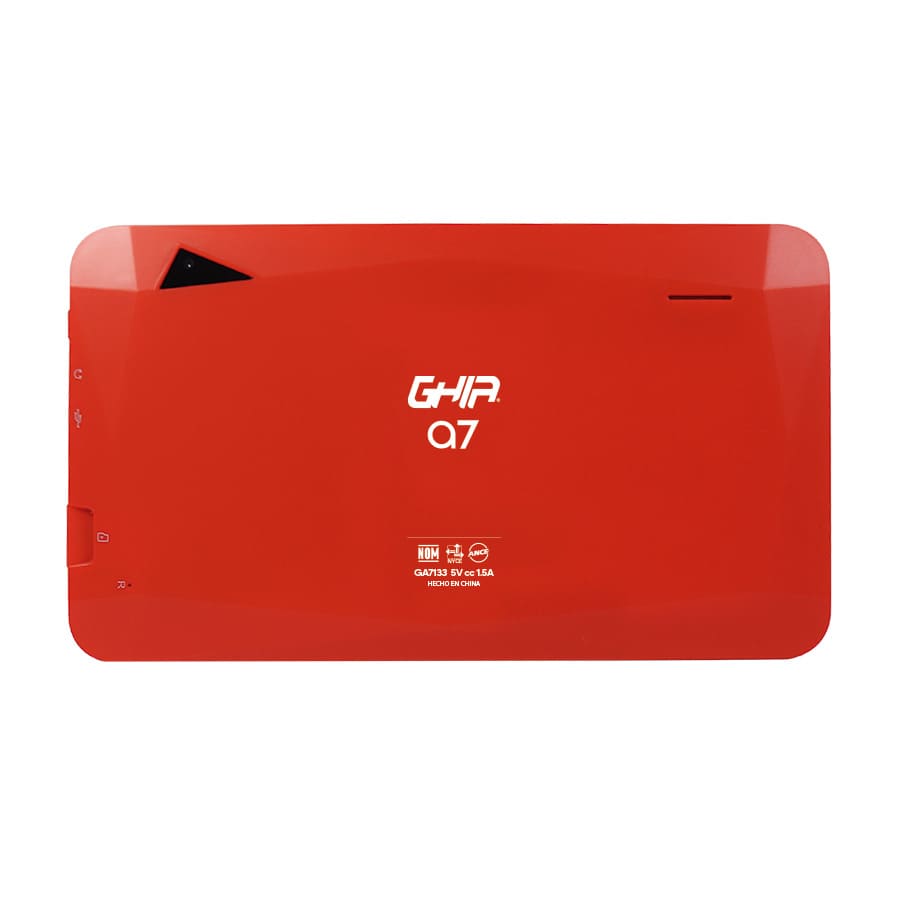 Ghia A7 de 7'', 2GB/16GB, Android 11, Rojo