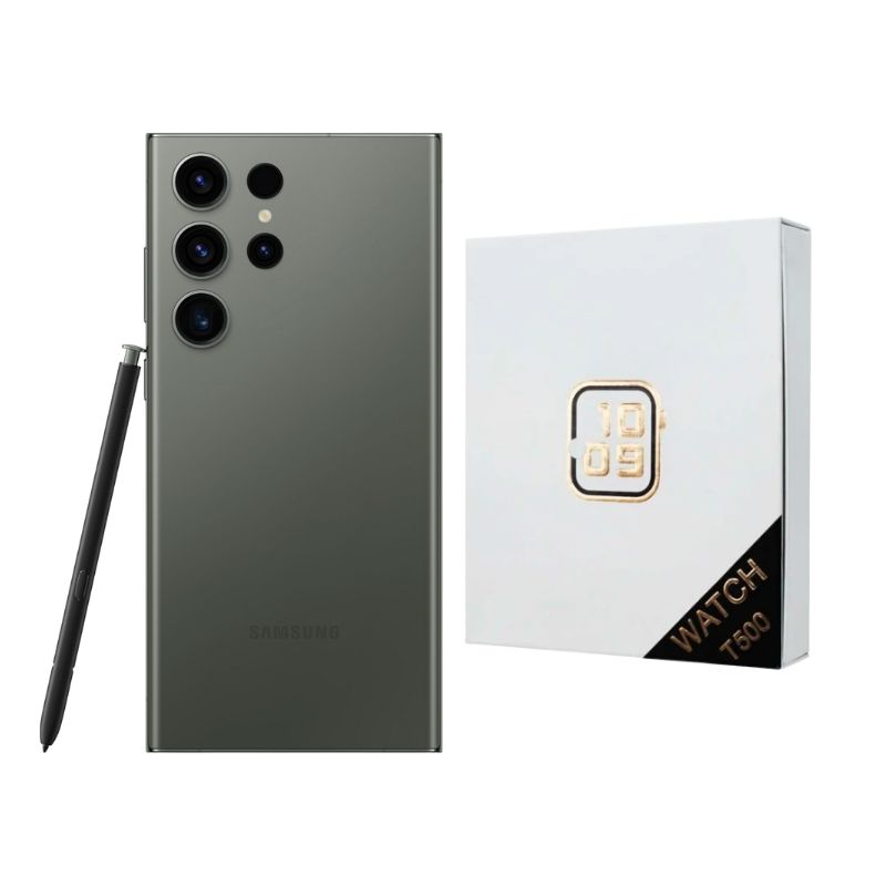 Galaxy S23 Ultra 1TB Verde Snapdragon Desbloqueado + Reloj Genérico