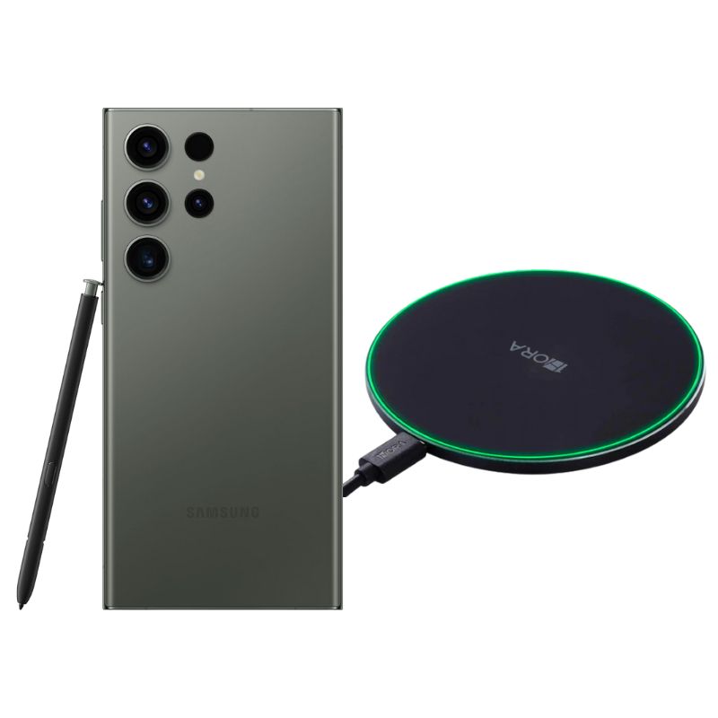 Galaxy S23 Ultra 1TB Verde Snapdragon Desbloqueado + Cargador Genérico