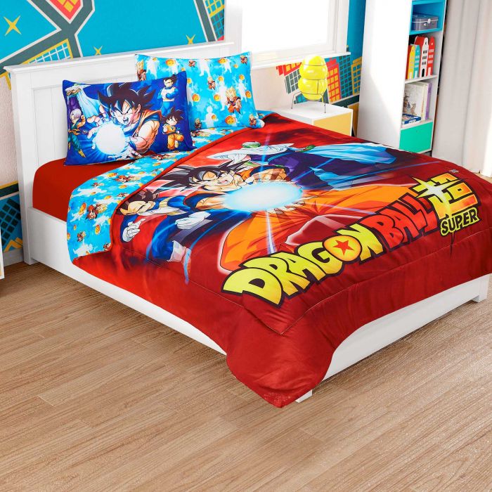 Set De Edredón Microfibra Matrimonial Dragon Ball Súper