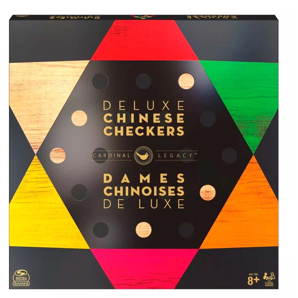 Juego De Mesa Spin Master Damas Chinas 6053183 Con Base de Madera