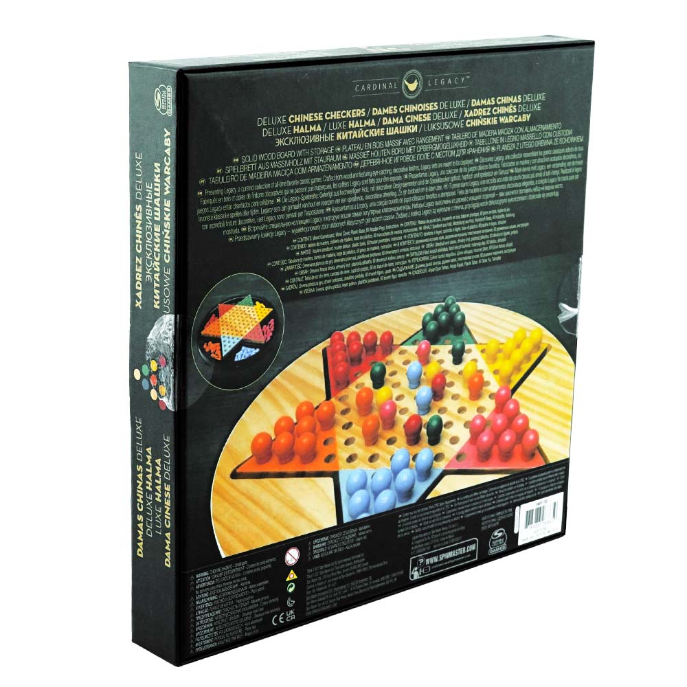 Juego De Mesa Spin Master Damas Chinas 6053183 Con Base de Madera