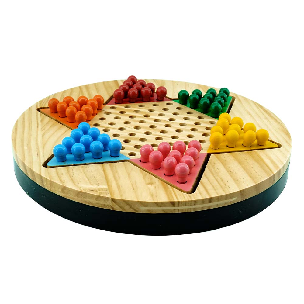 Juego De Mesa Spin Master Damas Chinas 6053183 Con Base de Madera