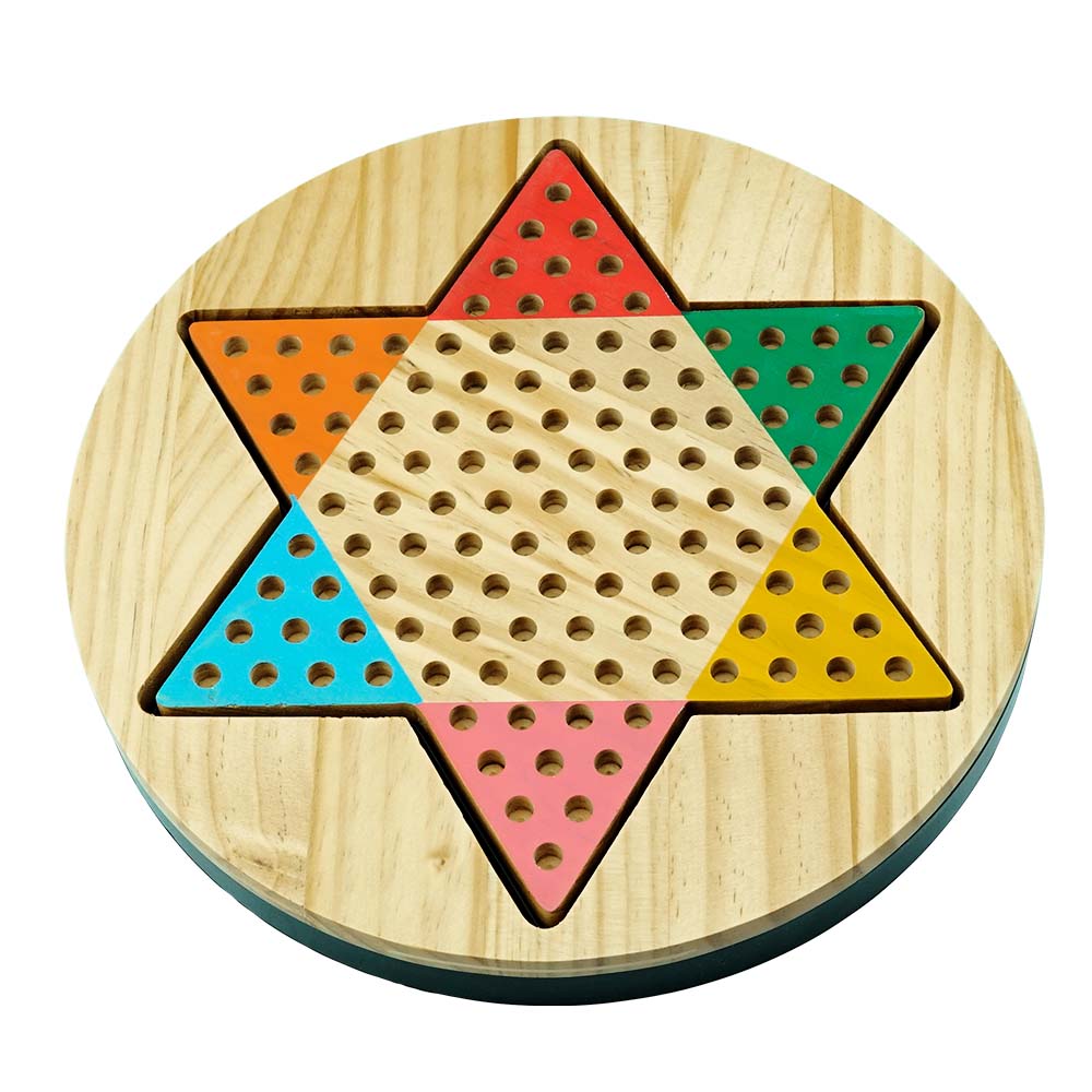 Juego De Mesa Spin Master Damas Chinas 6053183 Con Base de Madera