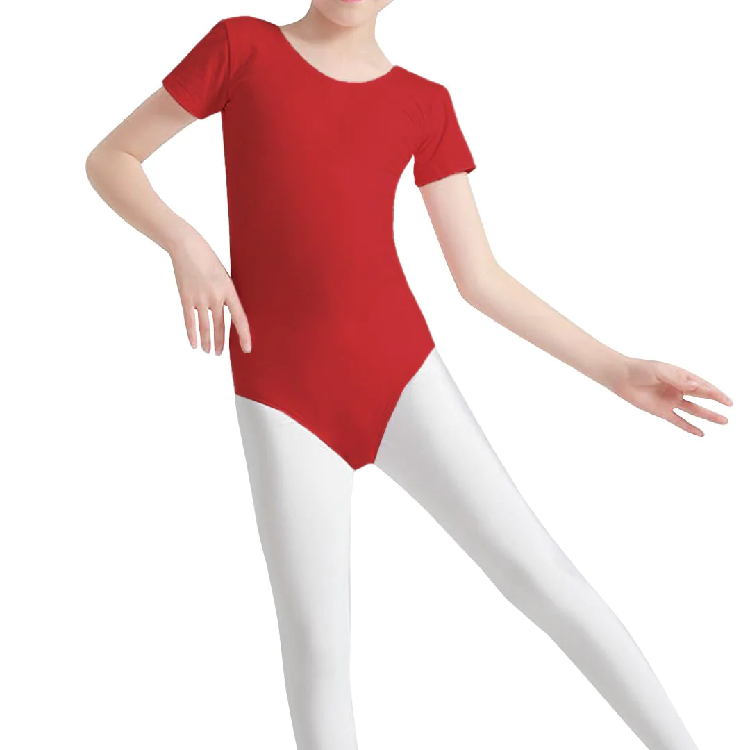 Leotardo Niña Manga Corta 1 Pieza