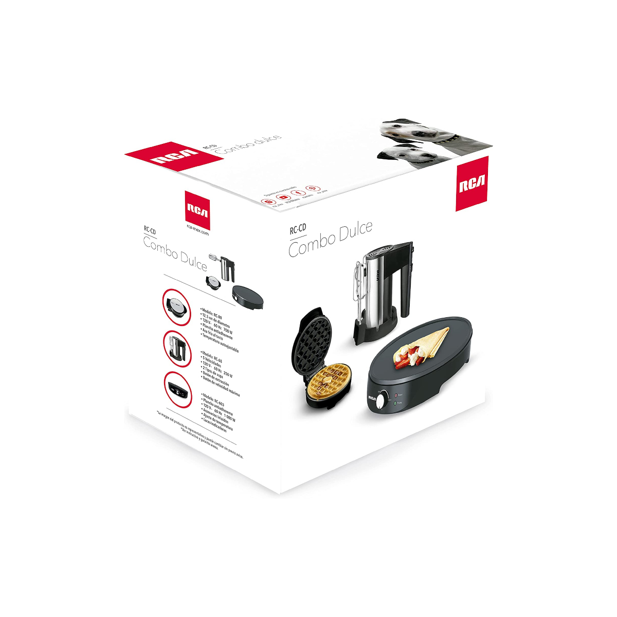 RCA Combo Dulce (Waflera + Crepera + Batidora) RC-CD