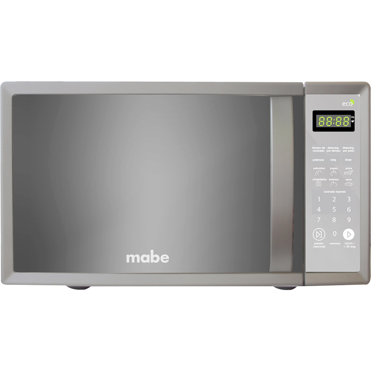 Horno de microondas 0.7 pies cúbicos (20 L) 120 V Silver Mabe - HMM70SEJ