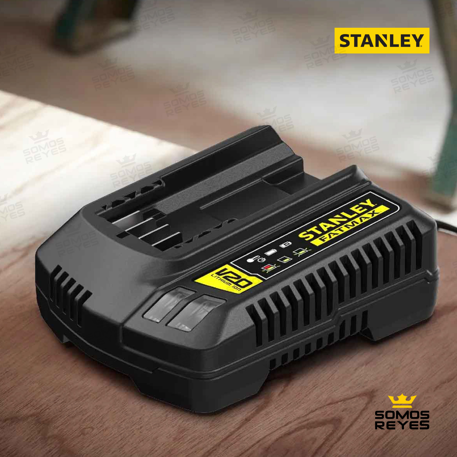 Cargador Para Baterias 20V Herramientas Inalambricas Stanley 