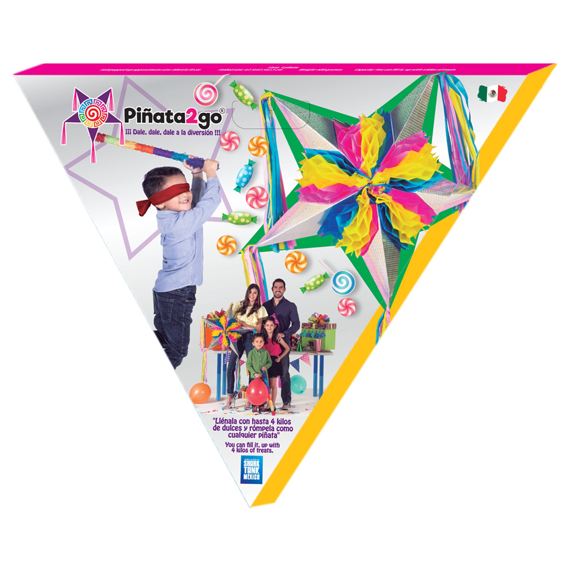 Piñata2go piñata plegable de estrella Payaso / Clown