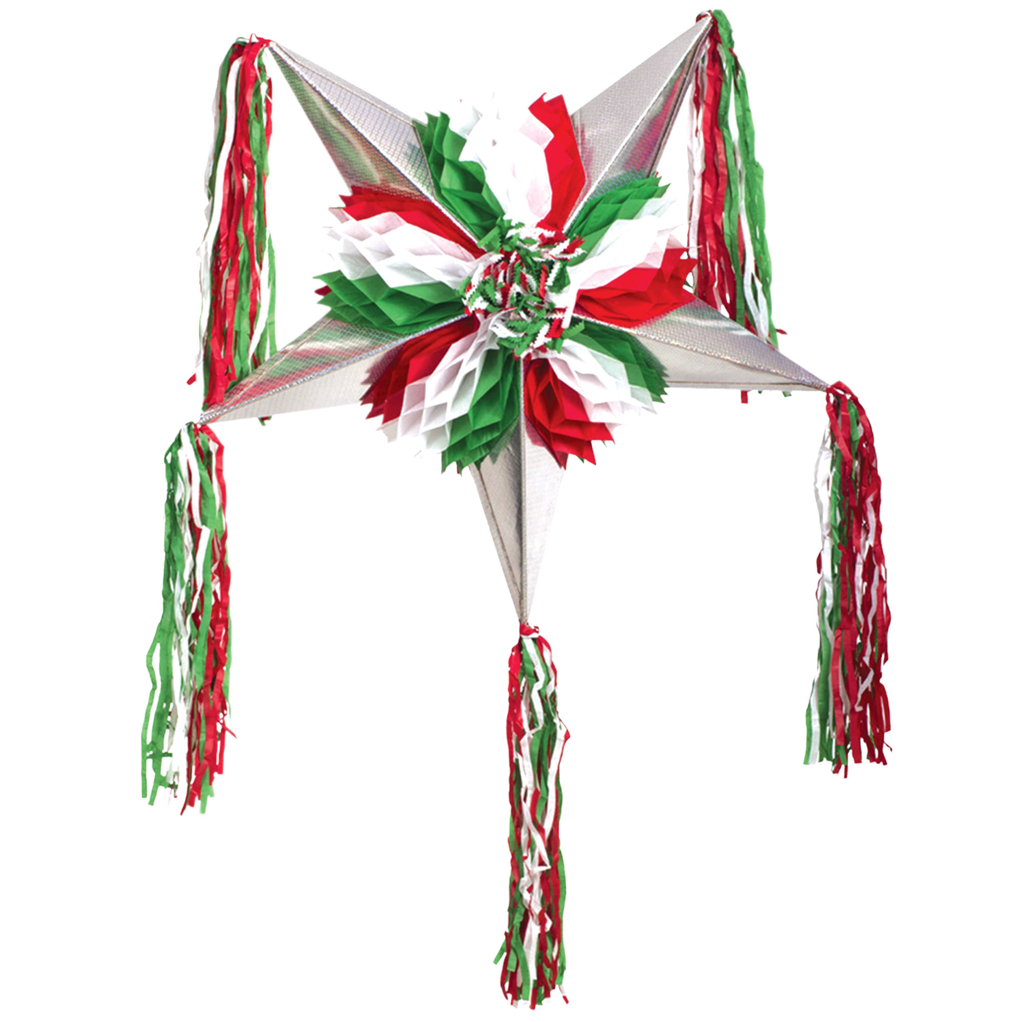 Piñata2go piñata plegable de estrella Tricolor