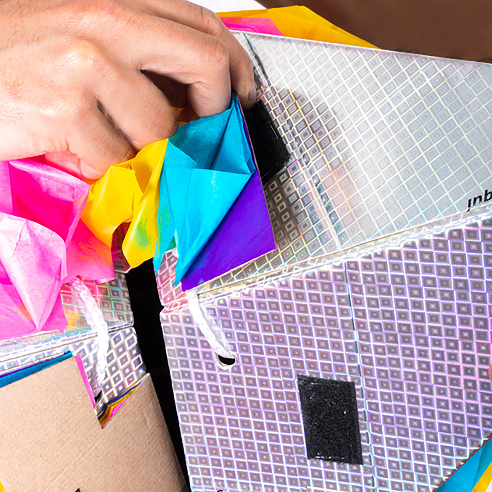 Piñata2go piñata plegable de estrella Tricolor