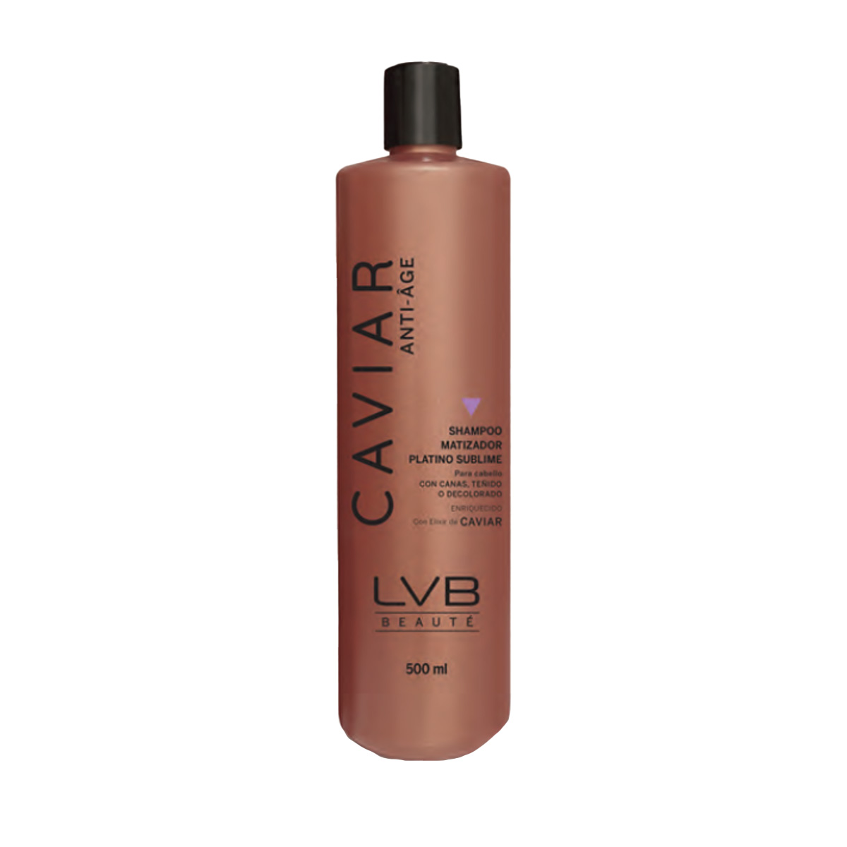 LVB Beauté Shampoo Matizador Platino Sublime con elixir de caviar 500ml