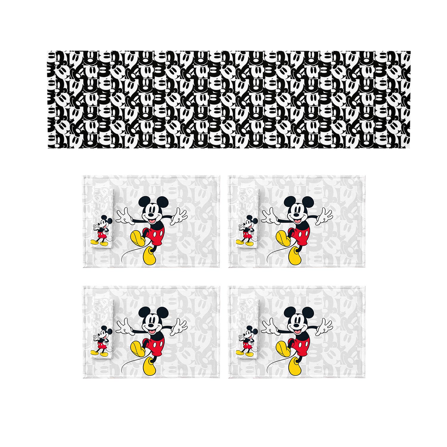 Set camino de mesa Mickey Mouse 9 Piezas - Providencia