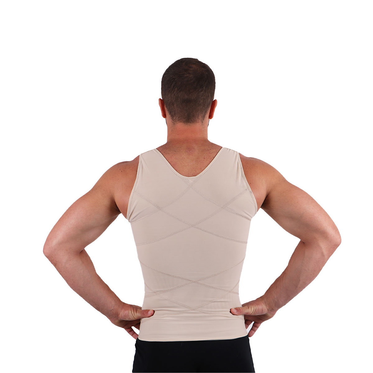 Faja Colombiana Para hombre Chaleco Post Operatorio Estiliza 1371 Cómoda uso diario con corrección de postura