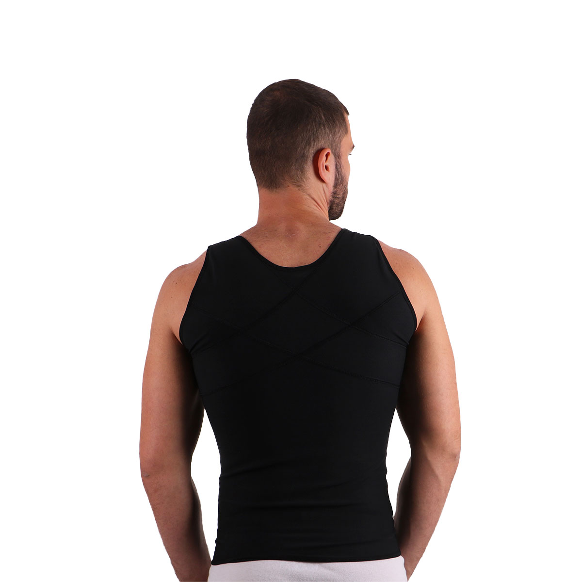 Faja Colombiana Para hombre Chaleco Post Operatorio Estiliza 1371 Cómoda uso diario con corrección de postura