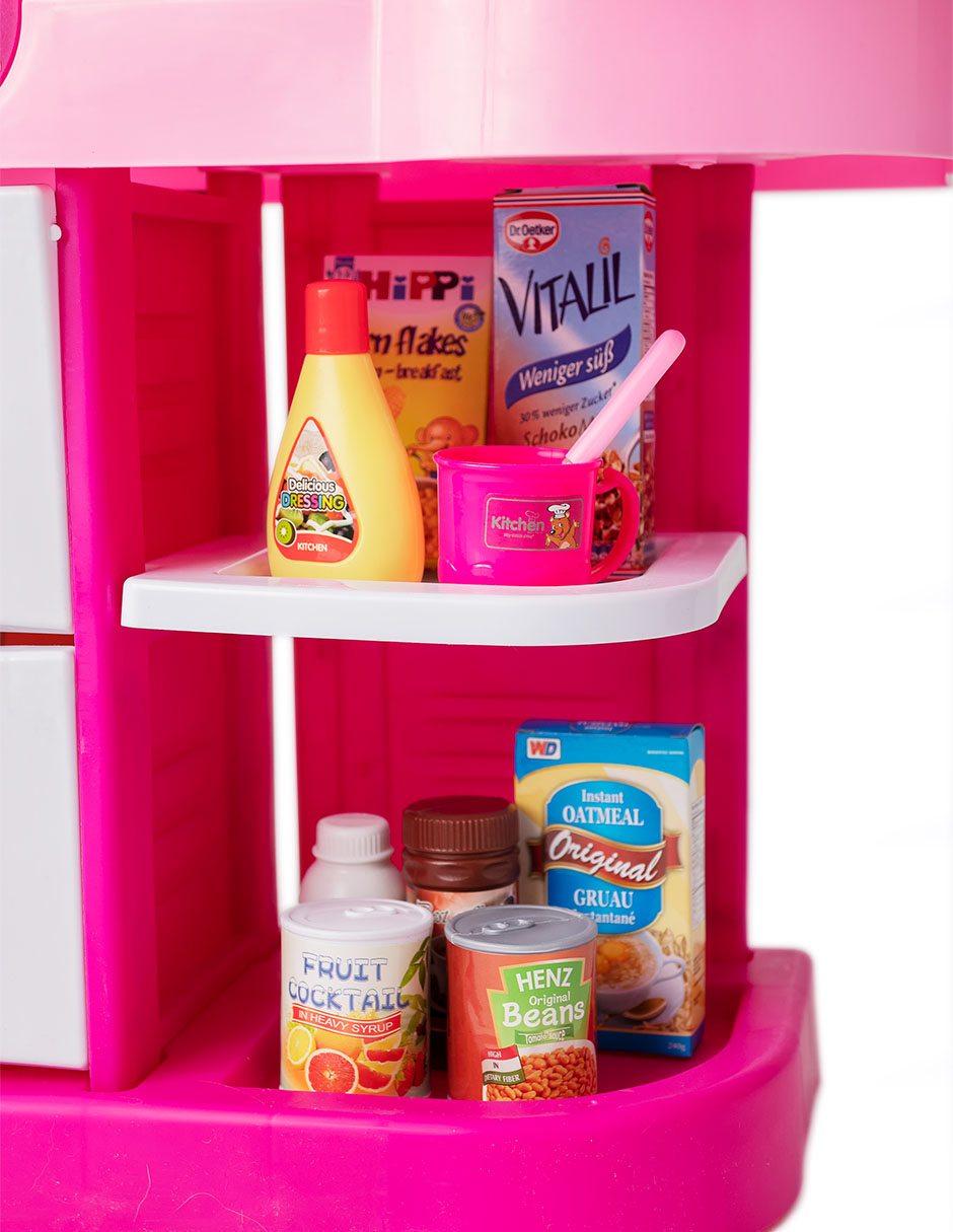 Cocina de juguete interactiva realista con efectos de luz, sonido y además funciona con agua