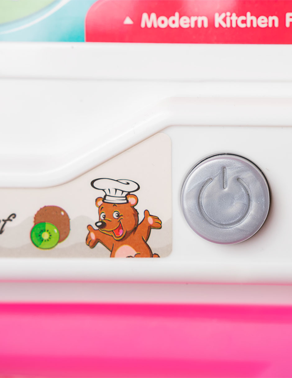 Cocina de juguete interactiva realista con efectos de luz, sonido y además funciona con agua