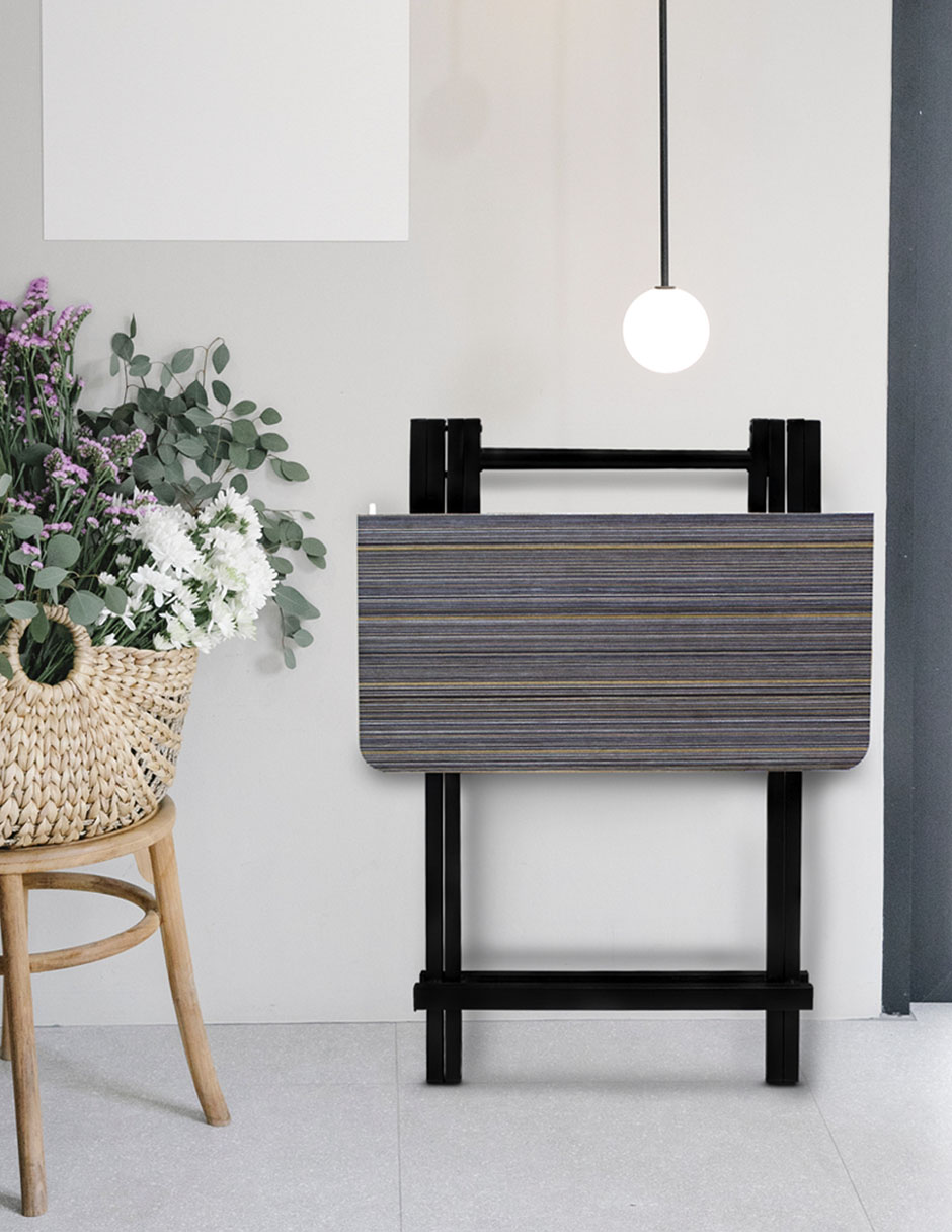 Mesa plegable auxiliar multiusos