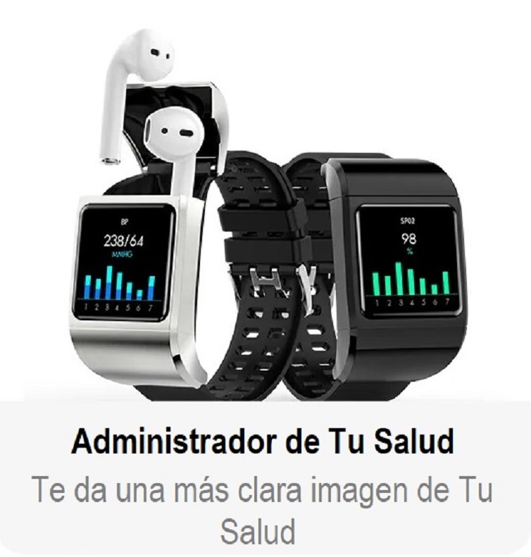 Smartwatch 2 en 1 con audífonos incluídos G36 Pro