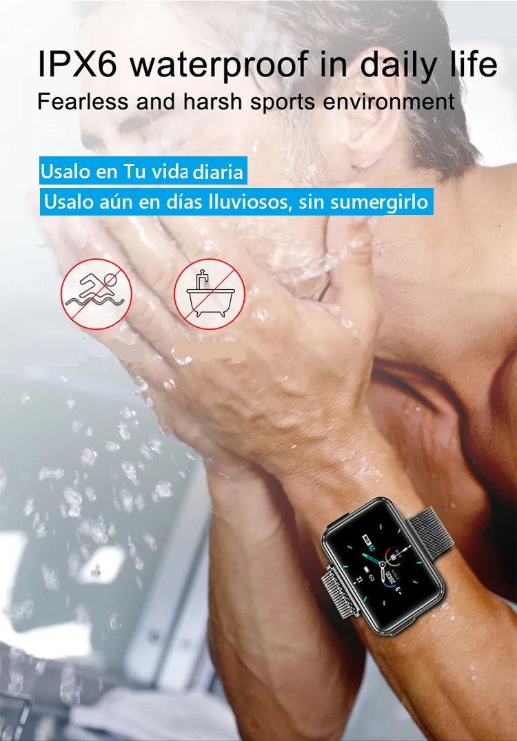 Smartwatch T91 2 en 1 con audífonos bluetooth incluídos