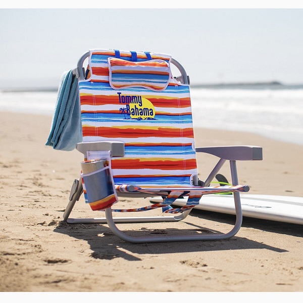 Silla Para Playa Tommy Bahama Roja 