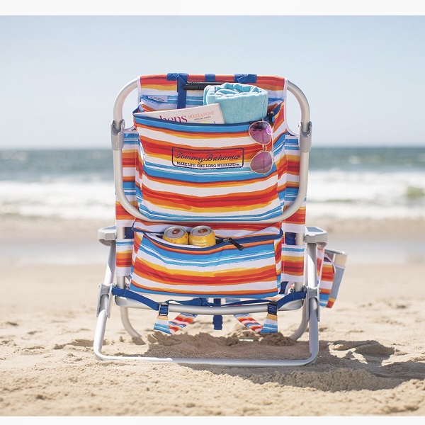 Silla Para Playa Tommy Bahama Roja 