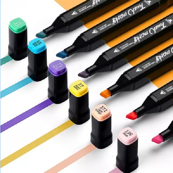 Marcadores Doble Punta Plumones Punta Pincel Lonk 60 Colors