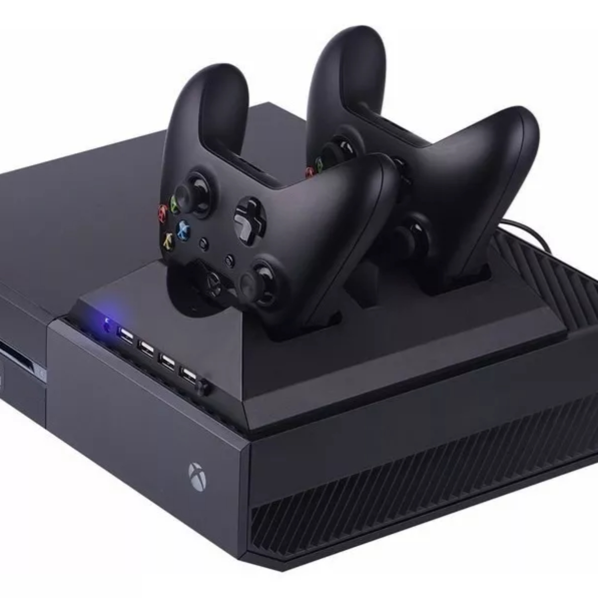 Base Enfriadora + 2 Puertos de Carga + 4 Puertos USB Compatible Xbox One