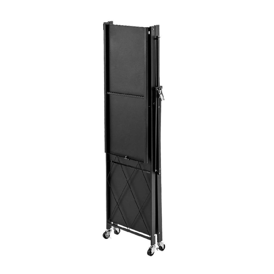 Estante Rack Plegable de metal Negro