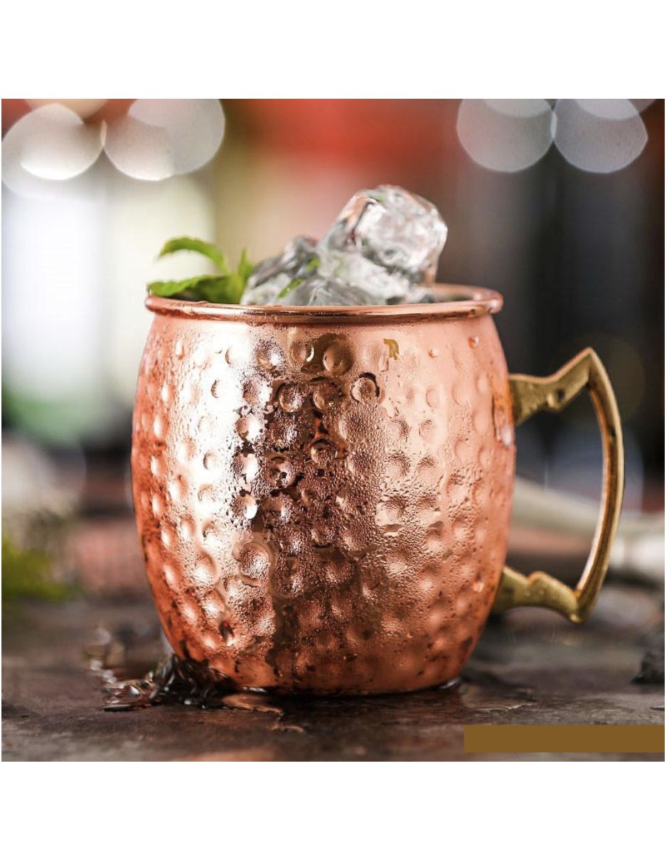 Tazas Tarros Moscow Mule cobre 4 pzas