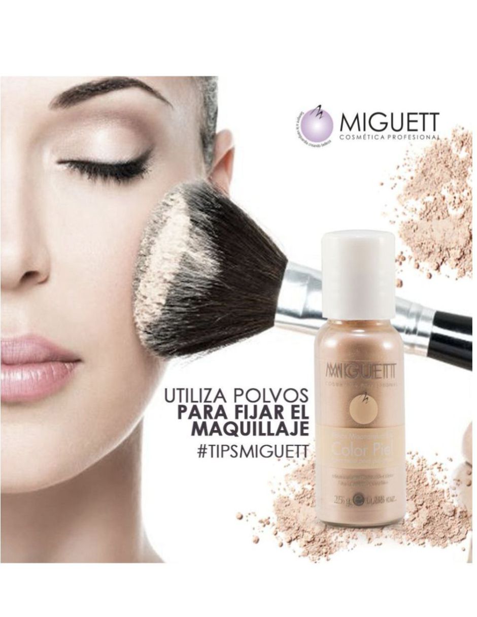 Polvos Matificante Tratamiento Acne Piel Grasa Protector Solar 