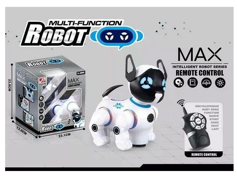 Perro Robot, Interactivo, Inteligente con control remoto 
