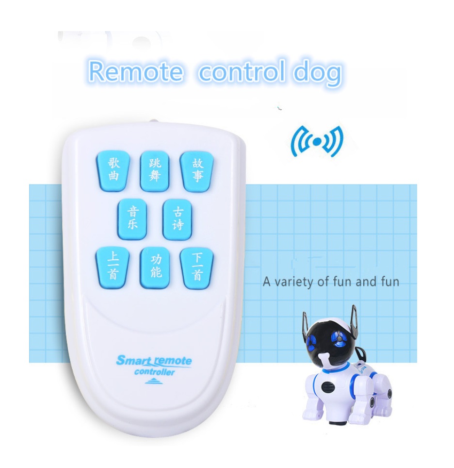 Perro Robot, Interactivo, Inteligente con control remoto 