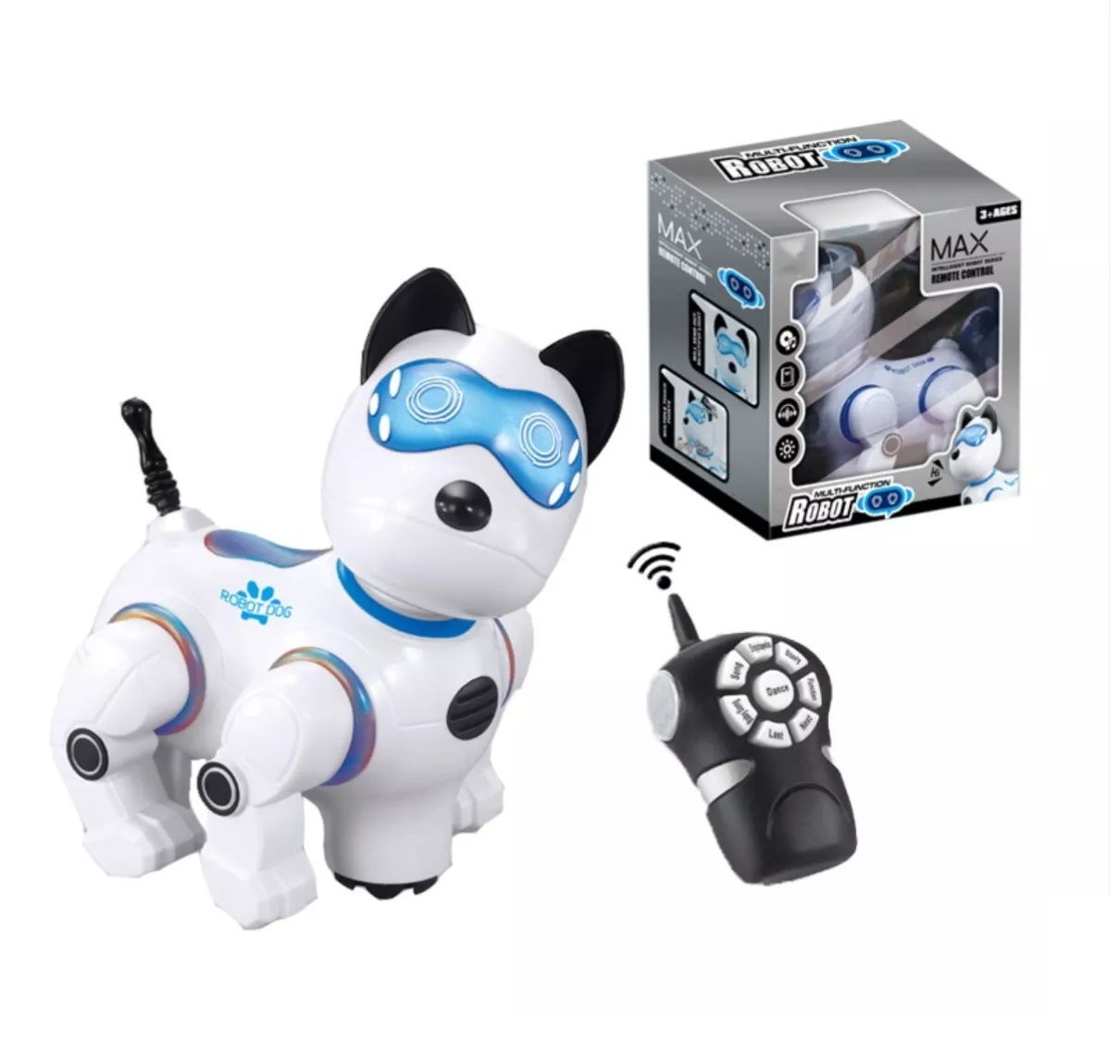 Perro Robot, Interactivo, Inteligente con control remoto 