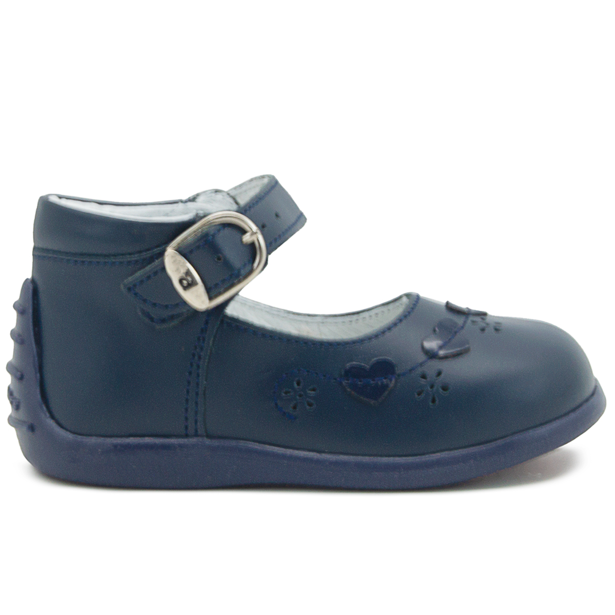 Zapato Niña Andanenes Piel Broche Soporte Arco Marino 12-15