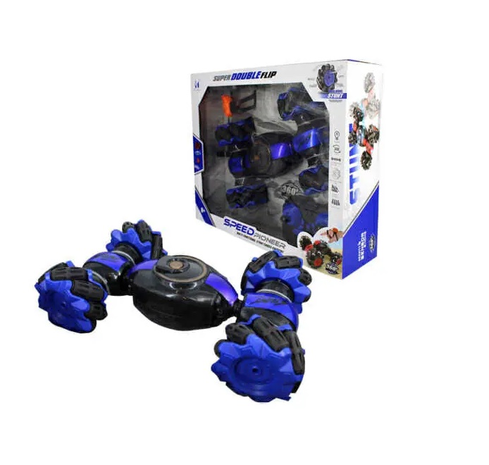 Carro acrobático de control remoto  todo terreno con luz led .