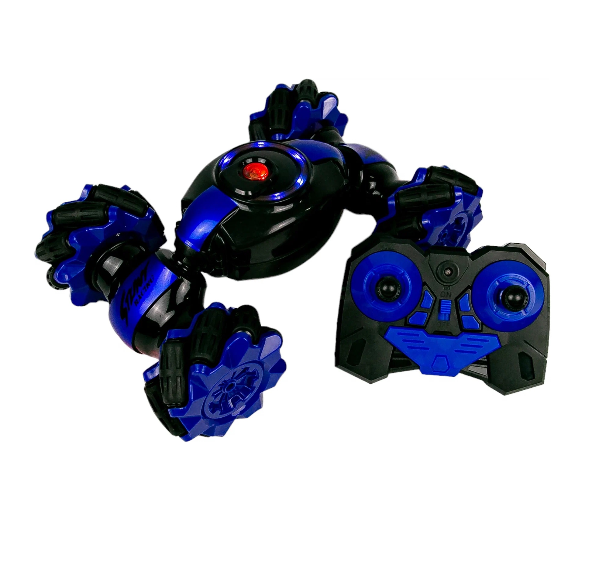 Carro acrobático de control remoto  todo terreno con luz led .